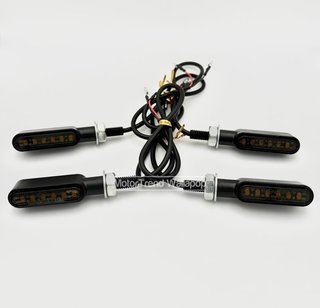 Intermitentes moto led homologados ahumado