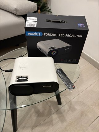 Proyector LED Portátil WiMiUS Blanco