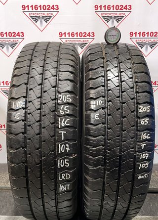 205 65 16C T GOODYEAR RUEDA AL 90% VIDA UTIL