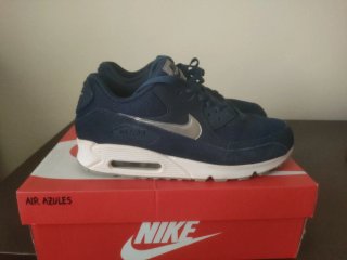 Nike Air Max 90 Azul/Plata Talla 43