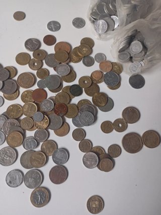 Lote monedas antiguas pesetas
