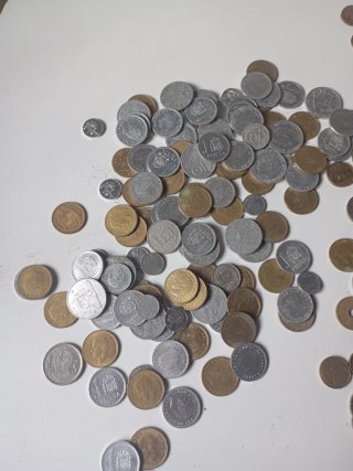 Lote monedas antiguas pesetas