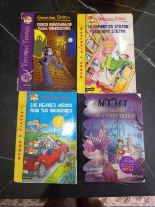 4 libros juveniles