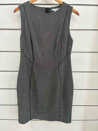 Vestido de chaqueta gris