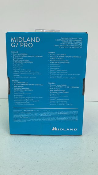 2 Walkie Talkies Midland G7PRO Largo Alcance