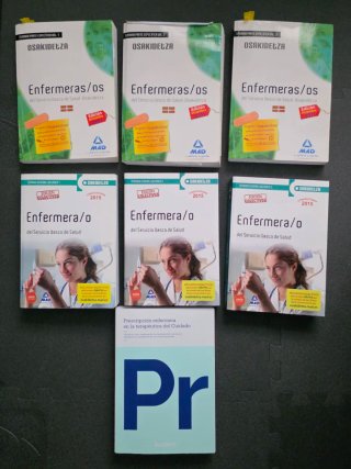 5 libros oposiciones Enfermeria