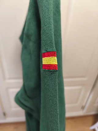 Forro cremallera verde Voladora