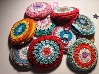 Monederos crochet hechos a mano