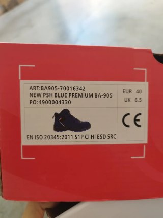 Botas de trabajo BSH Talla 40 Azul