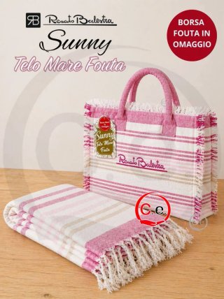 Telo Mare Fouta Renato Balestra con borsa