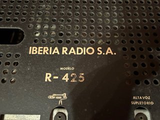 Radio Antigua Madera Iberia R425