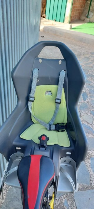 Silla niño bicicleta + portaequipajes