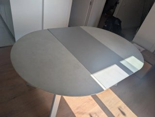 Mesa redonda Boheme 120cm, extensible a 180cm