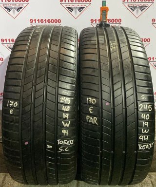 245 40 19 W BRIDGESTONE RUEDA AL 90% VIDA UTIL