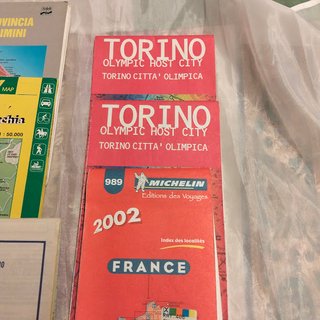 Lotto 4 cartine stradali Italia e Francia
