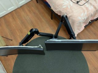 Doble Brazo Articulado para Monitor