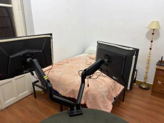 Doble Brazo Articulado para Monitor