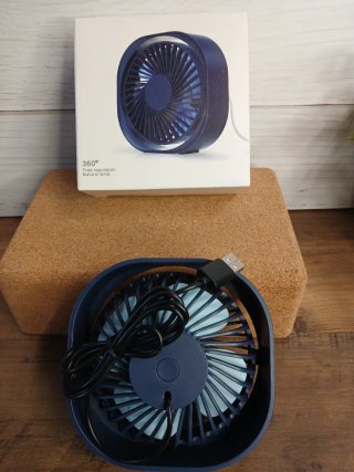 Ventilador USB 360° Azul