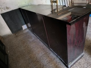 Credenza / Vetrina vintage legno scuro