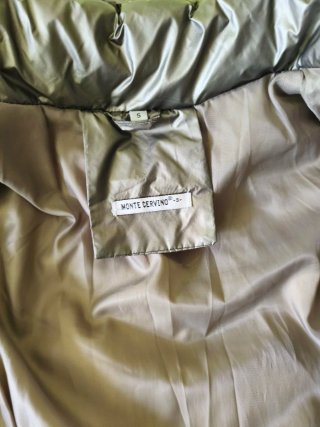 Chaqueta plumas chica gris metalizado Talla S