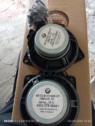 Altavoces BMW Serie 3 Bandeja Trasera