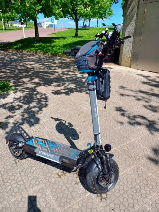 Patinete Eléctrico Crossover Negro/Azul 50kmhr