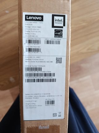 Portátil Lenovo Chromebook Plata
