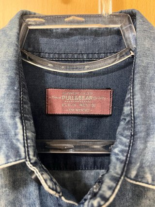 Camisa tejana Pull&Bear azul