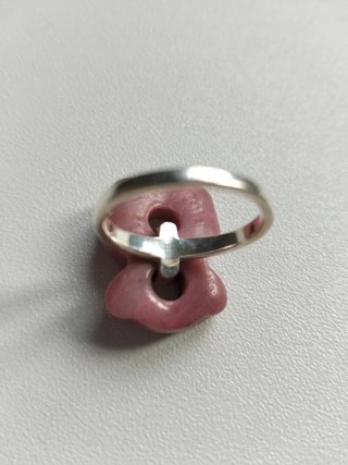 Anillo Tous Oso Rosa Plata ley