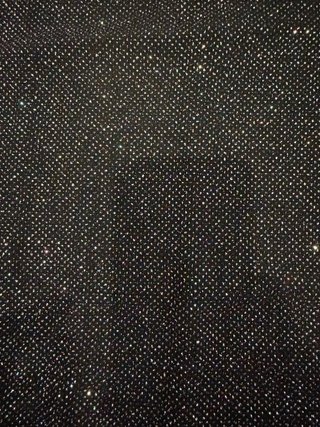 Camiseta ancha de manga corta con brillos