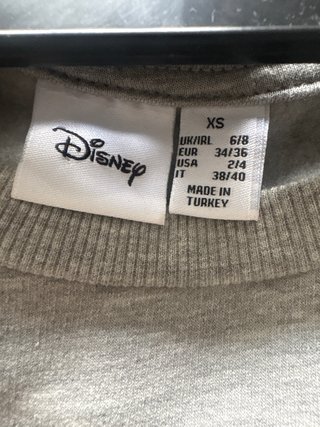 Sudadera Disney Mickey Mouse Gris Mujer