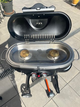 Barbacoa de gas plegable Outsunny