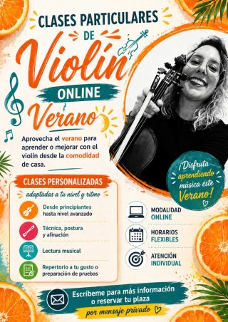 Clases de Violín Online - Verano