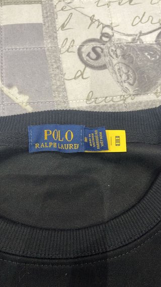Felpa girocollo Polo Ralph Lauren nera