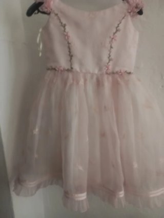 Vestido Lindo para niñas  para bodas y fiesta rosa