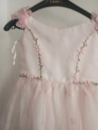 Vestido Lindo para niñas  para bodas y fiesta rosa