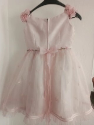 Vestido Lindo para niñas  para bodas y fiesta rosa