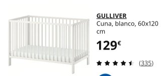 Cuna de bebé Ikea