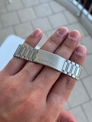 Certina Octogonal Ultra-Slim Brazalete Extensible