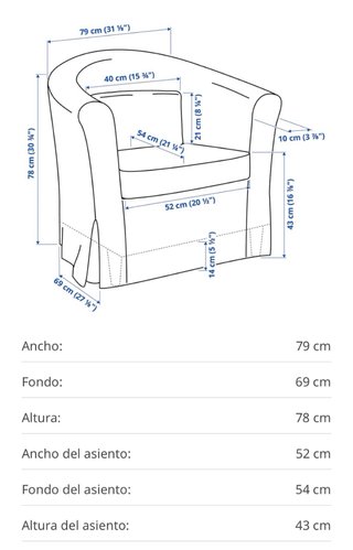 Butaca Tullsta Ikea Beige
