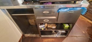 Mueble Cafetera Bar Acero Inoxidable