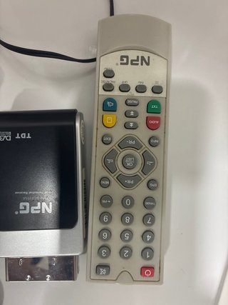 Receptor TDT NPG con mando y adaptador