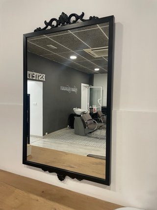3 Espejos decorativo negro