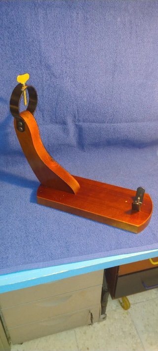 2 Jamoneros de madera y metal,uno plegable