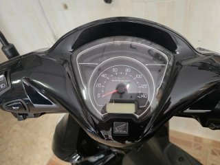 Moto Honda Negra Scooter
