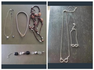 Lote bisutería collares y pulsera