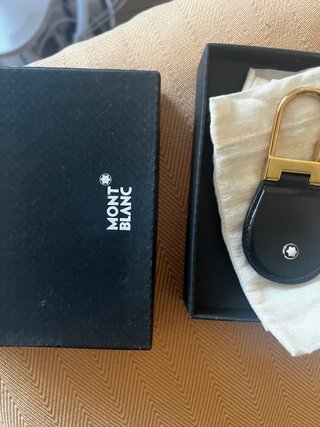 Llavero Montblanc Negro y Dorado
