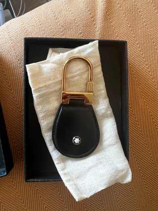 Llavero Montblanc Negro y Dorado