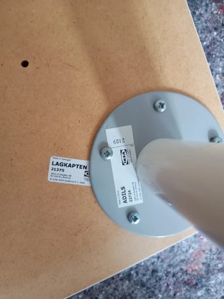 Mesa Ikea Blanca Tablero Madera 120*60