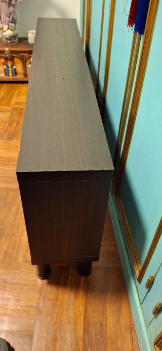 Mueble de entrada madera marrón